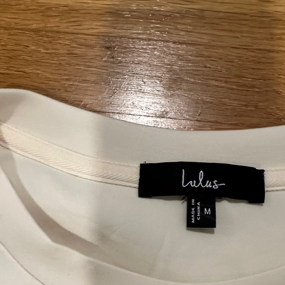 *last chance* Lulus | Women’s White Long Sleeve Dress - Picture 2 of 10